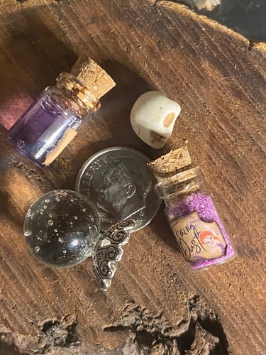 Lotto sfere di cristallo pozione fata miniatura casa delle bambole, decorazione strega mago scala 1/12 - Foto 5 di 7