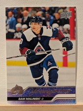 2023-24 Upper Deck Exteneded Series  Young Guns 716 Sam Malinski