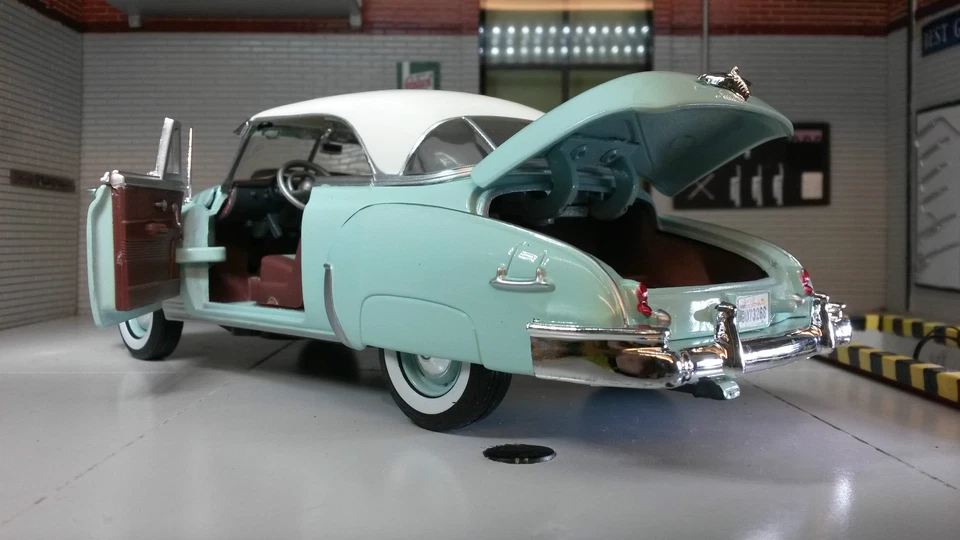 1:24 Chevrolet Bel Air Chevy 1950 Hard Top Motormax Green Scale Model Car - Image 2 of 3