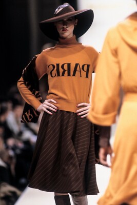 Jeremy Scott Vintage Archive Fall 2000 Black Backwards Paris Jeremy Scott Vintage Archive Fall 2000 Black Backwards Paris