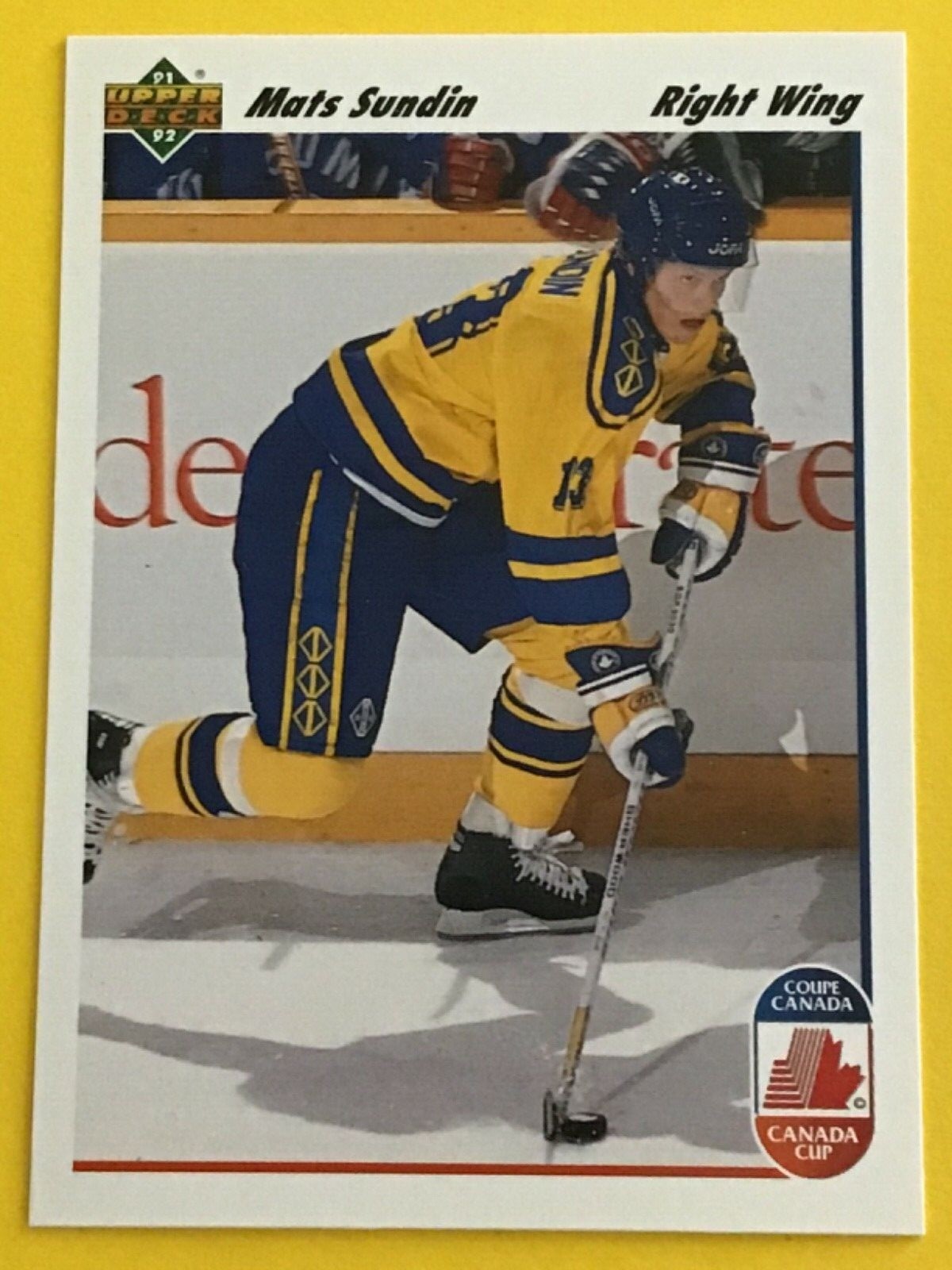 199192 Upper Deck Nordiques Hockey Card 31 Mats Sundin CC READ eBay
