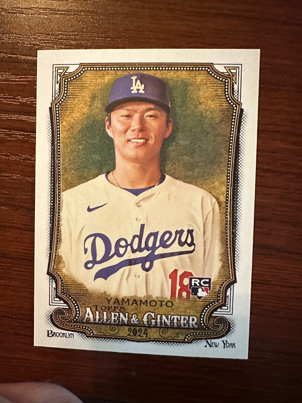 Yoshinobu Yamamoto 2024 Topps Allen & Ginter #201 Base Price