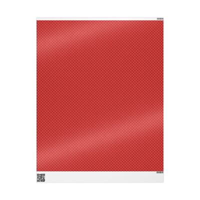Stylish Red Wrapping Paper, Gift Wrap for All Occasions, Birthday, Christmas,