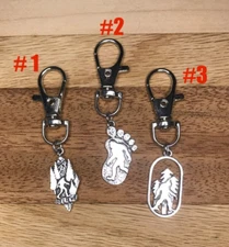 Bigfoot Zipper Pulls/Backpack tags/Purse Danglers