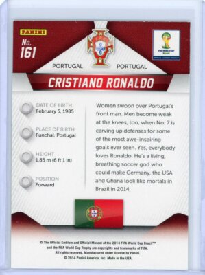 2014 Panini Prizm World Cup #161 Cristiano Ronaldo | eBay
