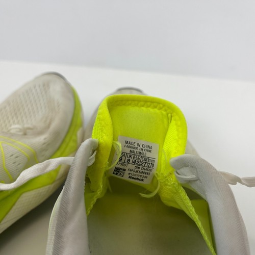 Reebok Floatride Run Fast Running Shoes White Neon Mens Size 9 - Picture 6 of 6
