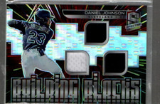 2021 Panini Spectra Building Blocks Materials Hyper #6 Daniel Johnson Jersey /75