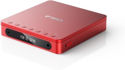 FiiO DM13 Bluetooth Multifunctional Portable Stereo CD Player  (Red, Bluetooth)