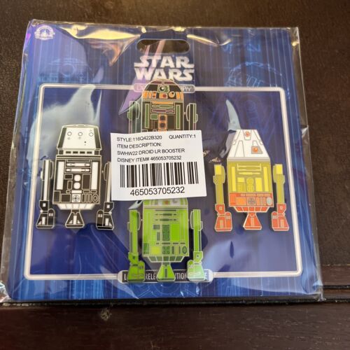 5 NEW 2022 DISNEY STAR WARS GALAXYS EDGE HALLOWEEN DROID FACTORY PIN SET LIMITED