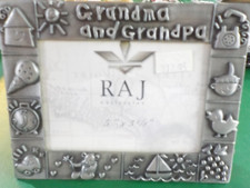 RAJ 5" x 3.5" Picture Frame GRANDMA  GRANDPA  CL 85 