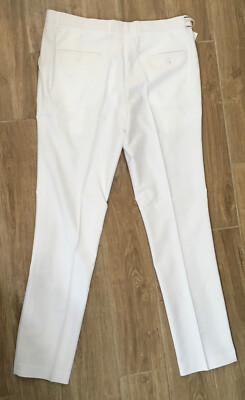 Women's White Dress Pants Size 36 Waist NWT | eBay