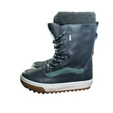 Botas de invierno impermeables Vans Standard Snow MTE verdes/negras para mujer talla 6