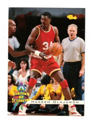 Hakeem Olajuwon 1994 Classic ERROR Unsigned Autographed Basketball Card