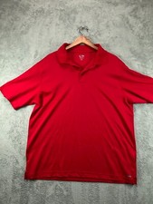 C9 Champion Golf Duo Dry Mens XL Polo Shirts Red Short Sleeve Pullover Collard