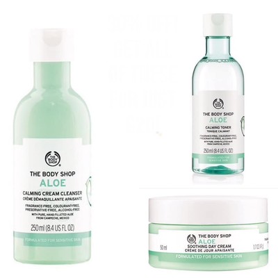 aloe moisturiser body shop