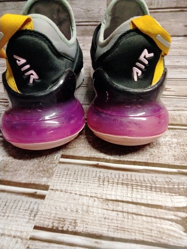 Nike Air Max 270 Zapatos Talla 6Y Ci1108-008 Mujer Rosa y Negro Tenis Foto 3 de 4