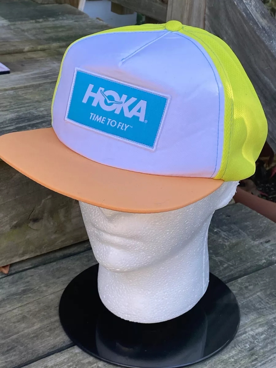 Hoka One Hat One Time To Fly Color Block Adjustable One Size Fits Most