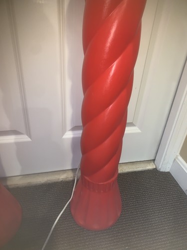 Candles Christmas Union Blow Mold 35” Lighted - Picture 5 of 10