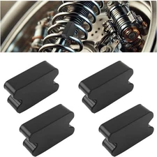 4PCS Rear Coil Spring Spacers for Cars,Heavy-Duty Rubber Coil Spring Booster Pro