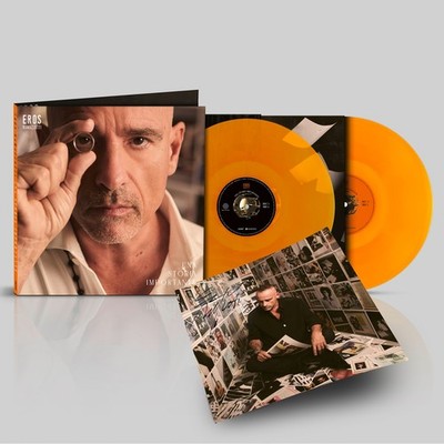 EROS RAMAZZOTTI - Eine wichtige Geschichte (2025) 2 LP orangeVinyl SIGNED