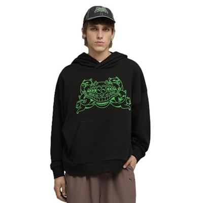 PUMA 63241401 X RIPNDIP BOXY GRAPHIC Hoodie TR Black_XSJapan Shipping