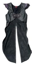 Crimson Chain Leatherworks Handcrafted Women  s XS Vest Renaissance Cosplay Read