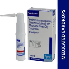 Virbac Easotic Ear Drops /Dogs  Cats . Antifungal ,Antibacterial . Otitis /10ML