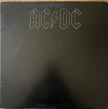 AC/DC Back In Black Vinyl Record 1980 Atlantic SD-16018