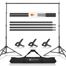 8.5X10ft Background Stand Backdrop Support System Kit Photo Video Studio Adju...