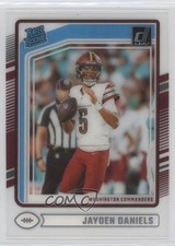 2024 Panini Clearly Donruss Rated Rookie Jayden Daniels #52 16wc
