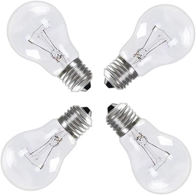 A19 Clear Incandescent Rough Service Light Bulb, 100 Watt Incandescent Light Bul