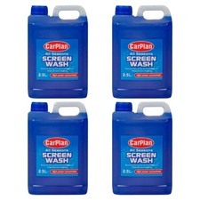 CarPlan All Season Concentrated Screenwash - 2.5L x 4 1.90 per litre