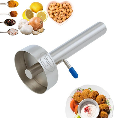 Premium Stainless Steel Falafel Maker with Smooth Handle and Rubber Cap