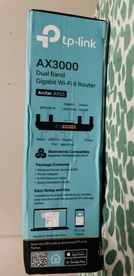 TP-LINK Archer AX3000 Dual-Band Wi-Fi 6 Router for sale