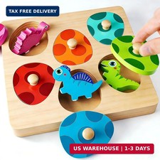 Montessori Toys for 1 Year Old Boys Girls Gifts: Wooden Shape Sorter  Color Mat