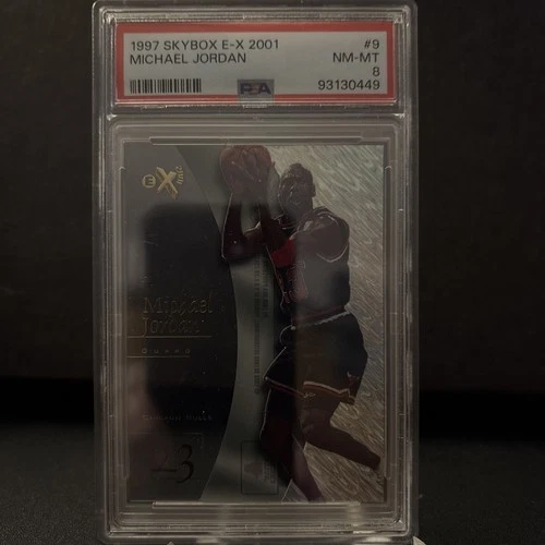 Michael Jordan - 1997 Skybox E-X 2001 PSA 8
