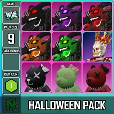 Roblox World Zero WZ - HALLOWEEN MOUNTS - 9 PACK