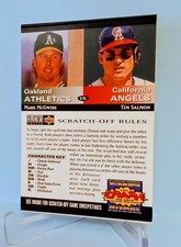 McGwire/Salmon 1994 Upper Deck CC You Crash The Game.HOF.Non-scratched MT/GemMT