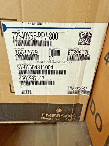 Copeland Emerson Compressor ZP51K6E-PFV-830 AC Air Conditioner New Open Box