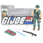 Gi Joe 1988 Muskrat 100% Complete w/ File Card⭐Near Mint⭐ARAH Vintage