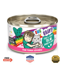 Weruva B.F.F. OMG Tuna & Turkey Cat Food 2.8oz (Pack of 12) in Gravy