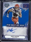 2025 Bowman Best University Football Blue Refractor Matt Lauter #BOA-ML