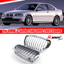 Für BMW 3er E46 1999-2002 Coupe Cabrio Kühlergrill Nieren Grill Einzelsteg Chrom
