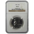 1959 Franklin Silver Half Dollar PF 67 NGC Proof 50c Coin SKU:I23570