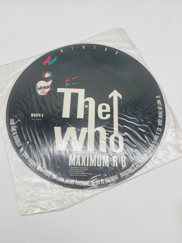 THE WHO PICTURE DISC ATHENA MAXIMUM R & B EX - Image 2 of 4