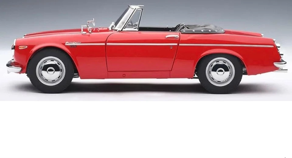 AUTOart 1/18 Datsun Fairlady 2000 SR311 rojo modelo de coche abierto chatarra Foto 3 de 4