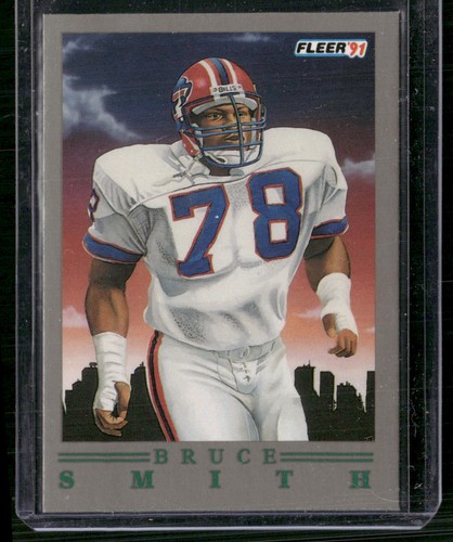 Bruce Smith #8 1991 Fleer Pro Visions card