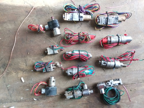 ASCO Electric Solenoid Valve Lot Assorted Industrial Solenoid Valves & Coils