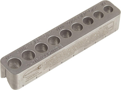V Drill Guide Jig 3/8 To 1/2 Inch Sizes Drill Bit Alignment Block V Groove