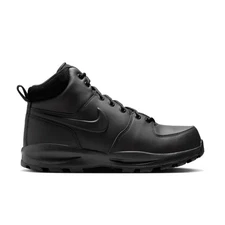 Men's Nike Manoa Leather Black/Black-Black (HF7095 001)